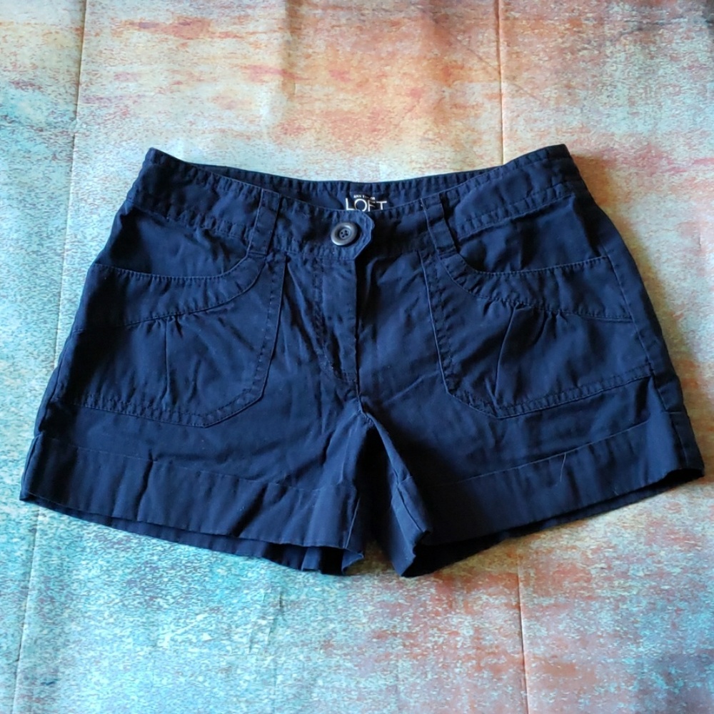 Ann Taylor Loft Navy Blue Shorts